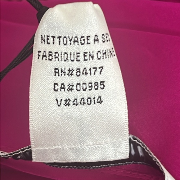 DVF Diane Von Furstenberg Edna Dress Silk Mini Dolman Sleeve V Neckline Size 12 - Picture 8 of 11